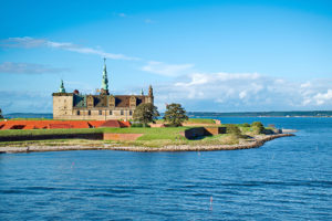 Danemark, forteresse de Konborg sur la presqu'île d'Elseneur