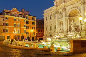 Rome, la légendaire fontaine de Trevi
